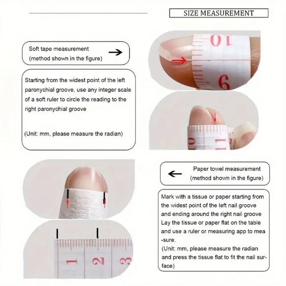 Floral Sky Blue & Cream 3D Press-On Nails reusable medium length 10 pc handmade - Picture 4 of 9